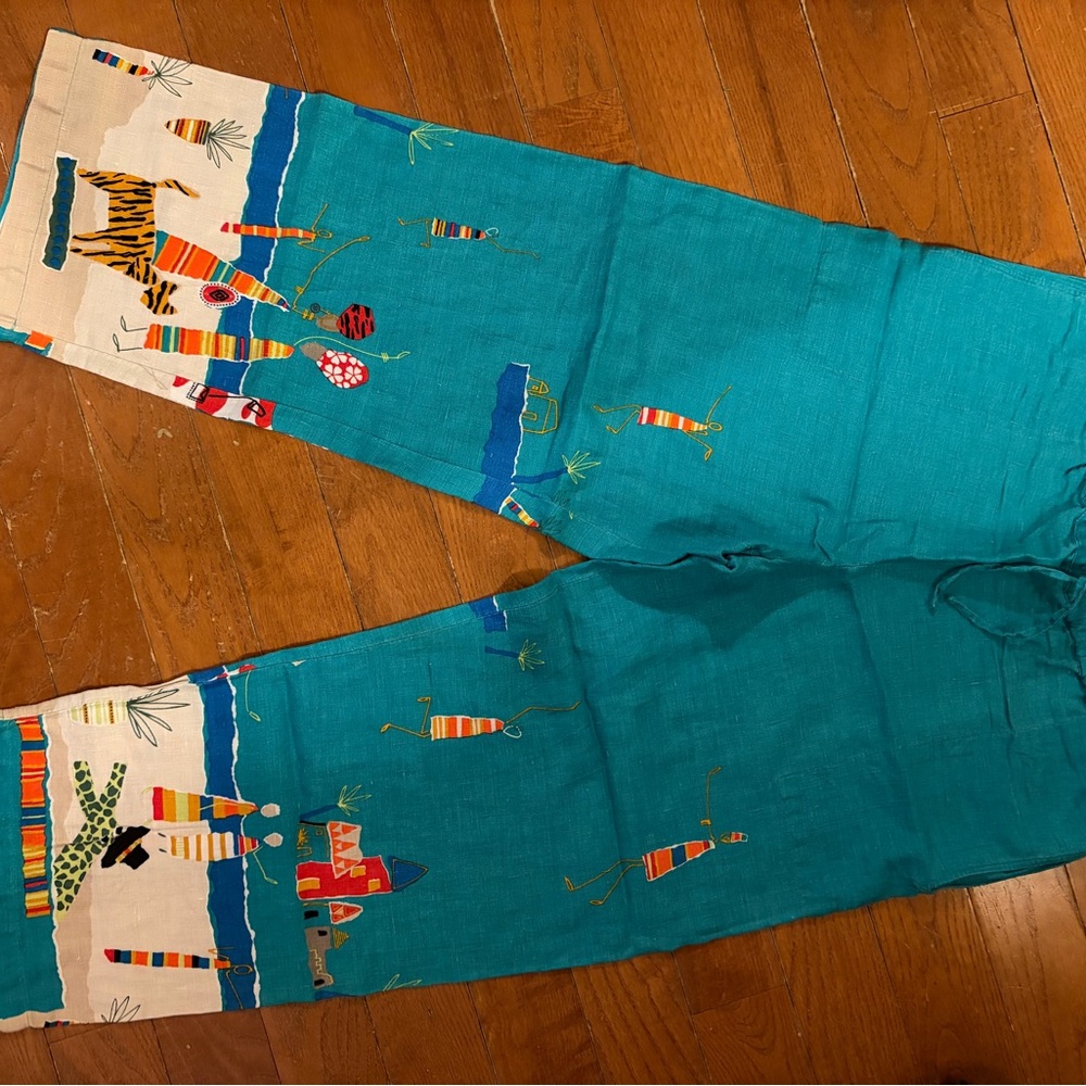 Chico's Teal Linen Pants